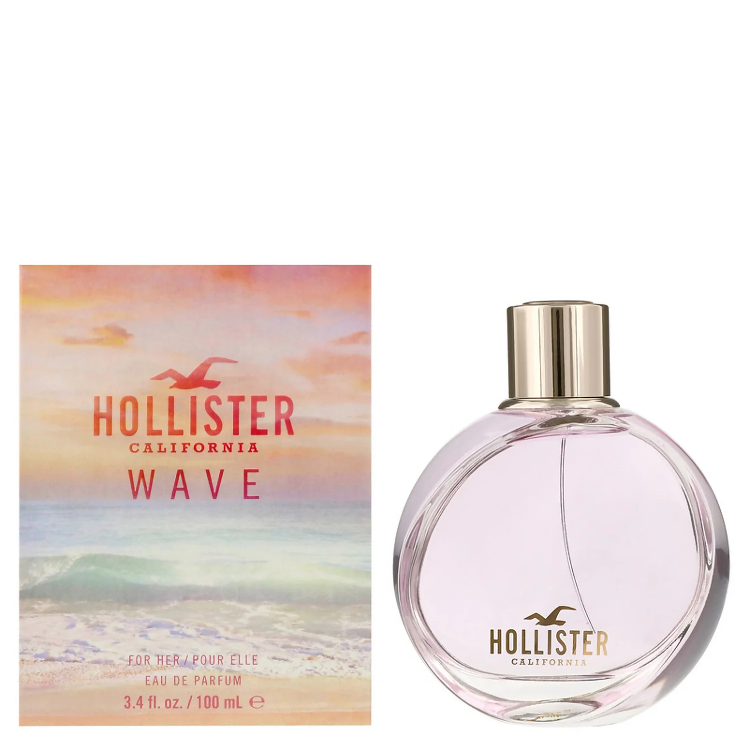 Hollister Wave For Her Eau De Parfum Spray 100ml 3 Hollister Wave For Her Eau De Parfum Spray 100ml - Image 3
