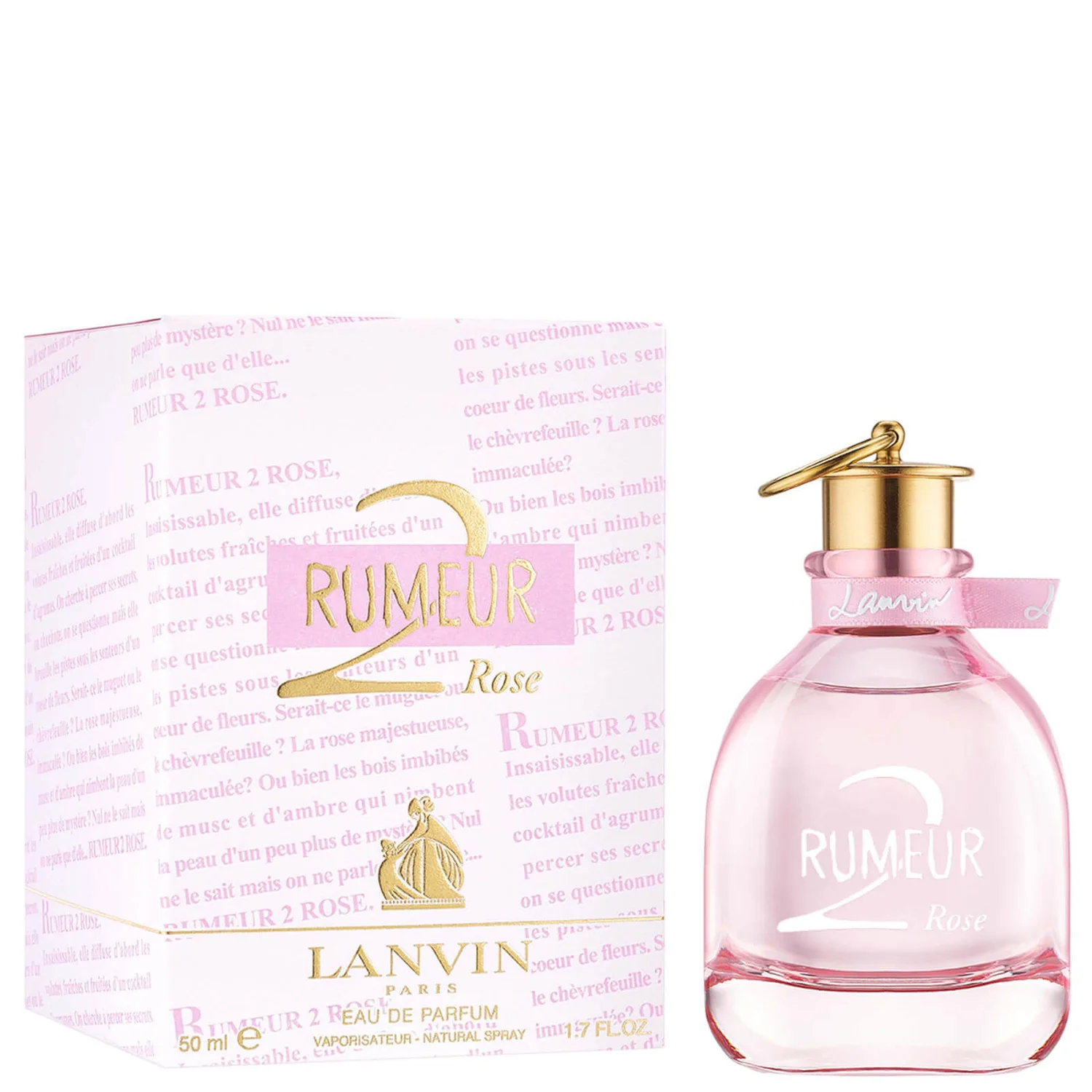 Lanvin Rumeur 2 Rose Eau De Parfum Spray 50ml 2 Lanvin Rumeur 2 Rose Eau De Parfum Spray 50ml - Image 2