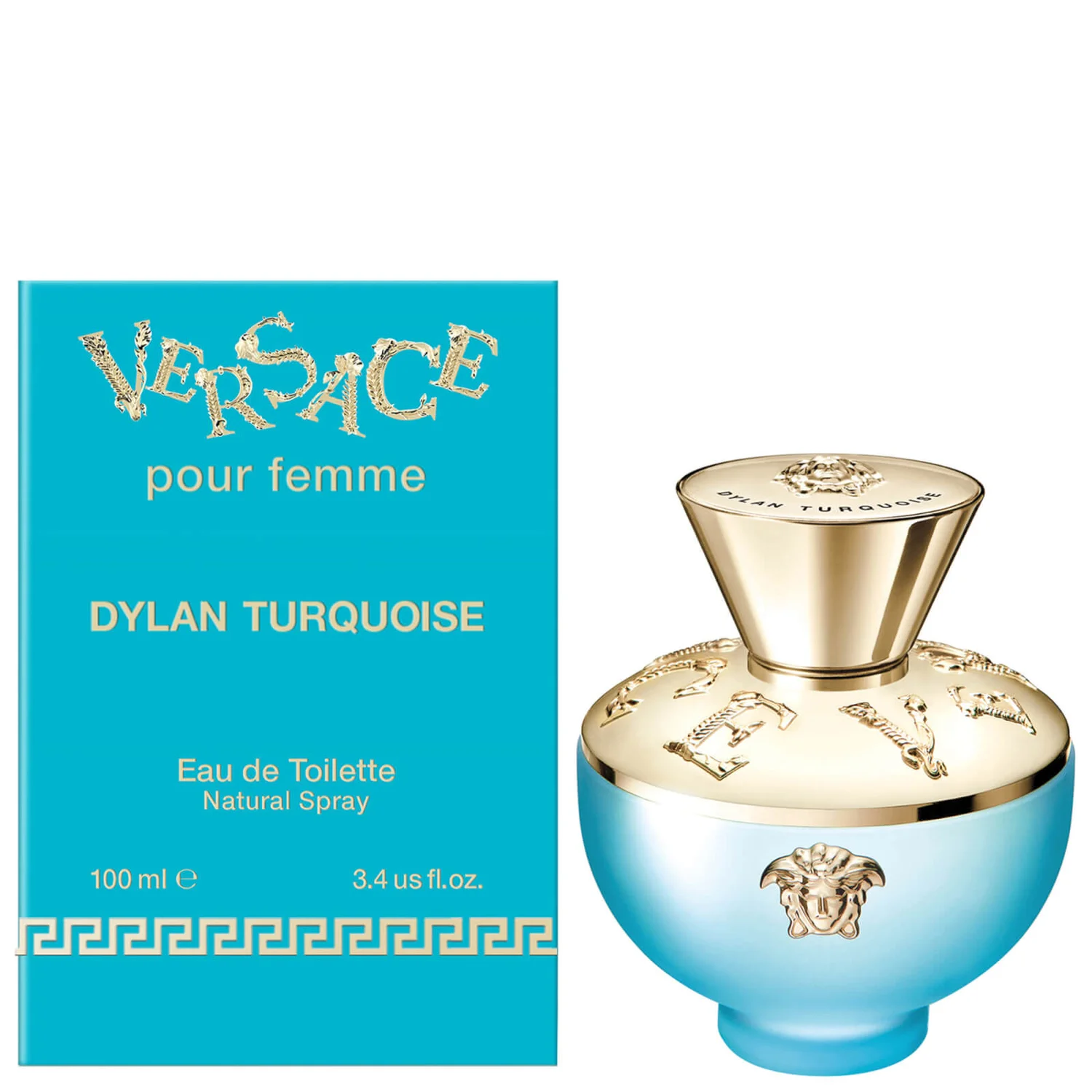 Versace Dylan Turquoise Eau De Toilette Spray 100ml 3 Versace Dylan Turquoise Eau De Toilette Spray 100ml - Image 3