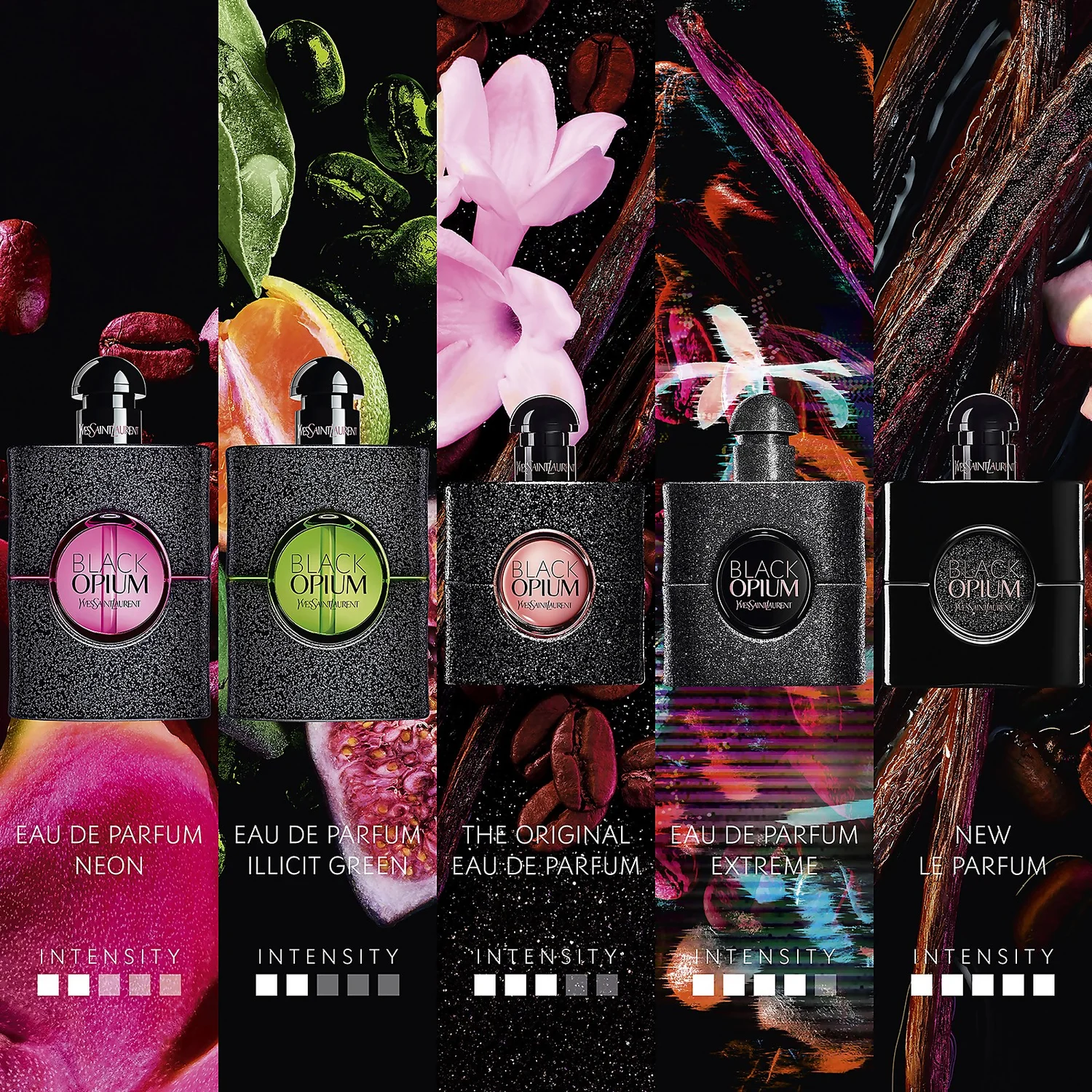 Yves Saint Laurent Black Opium Illicit Green Eau De Parfum Spray 75ml 4 Yves Saint Laurent Black Opium Illicit Green Eau De Parfum Spray 75ml - Image 4
