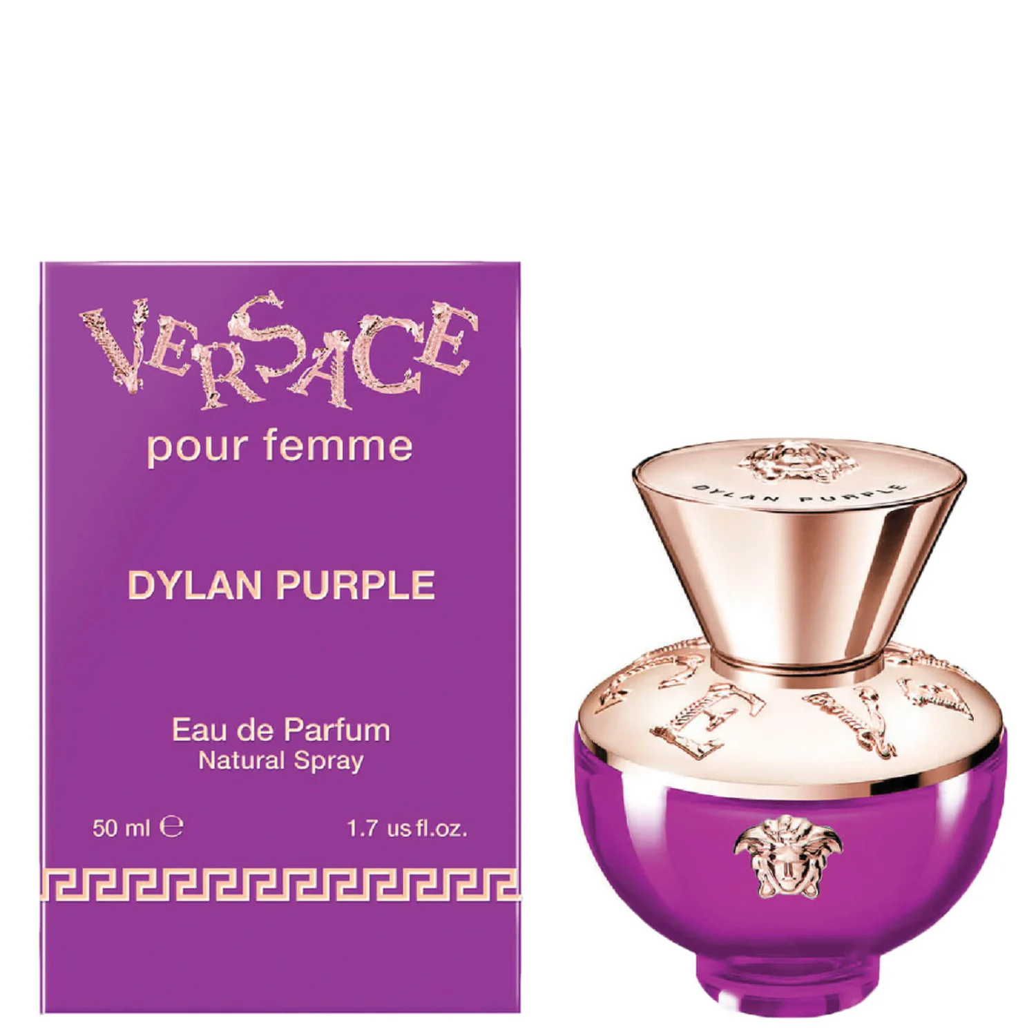 Versace Dylan Purple Eau De Parfum Spray 50ml 2 Versace Dylan Purple Eau De Parfum Spray 50ml - Image 2