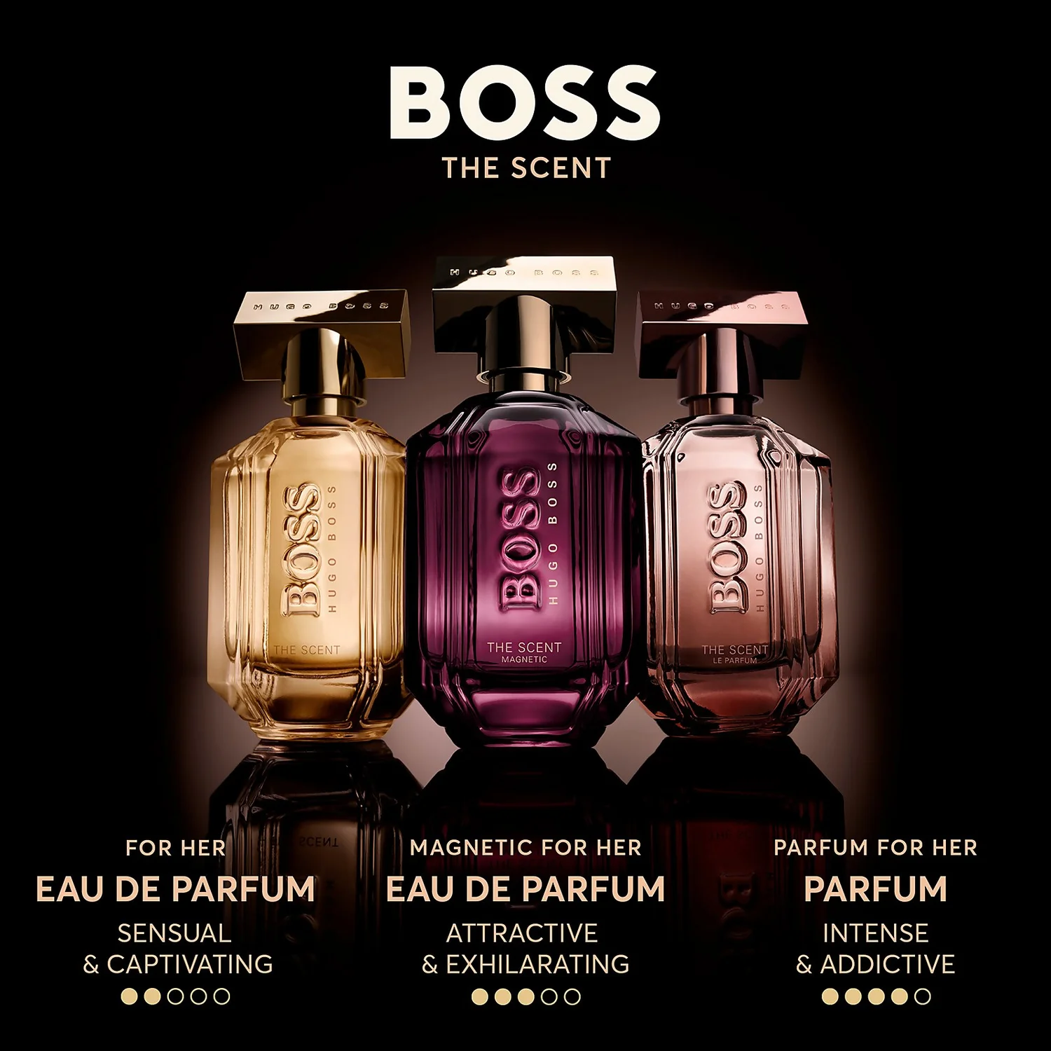 HUGO BOSS BOSS The Scent Magnetic For Her Eau De Parfum 50ml 5 HUGO BOSS BOSS The Scent Magnetic For Her Eau De Parfum 50ml - Image 5