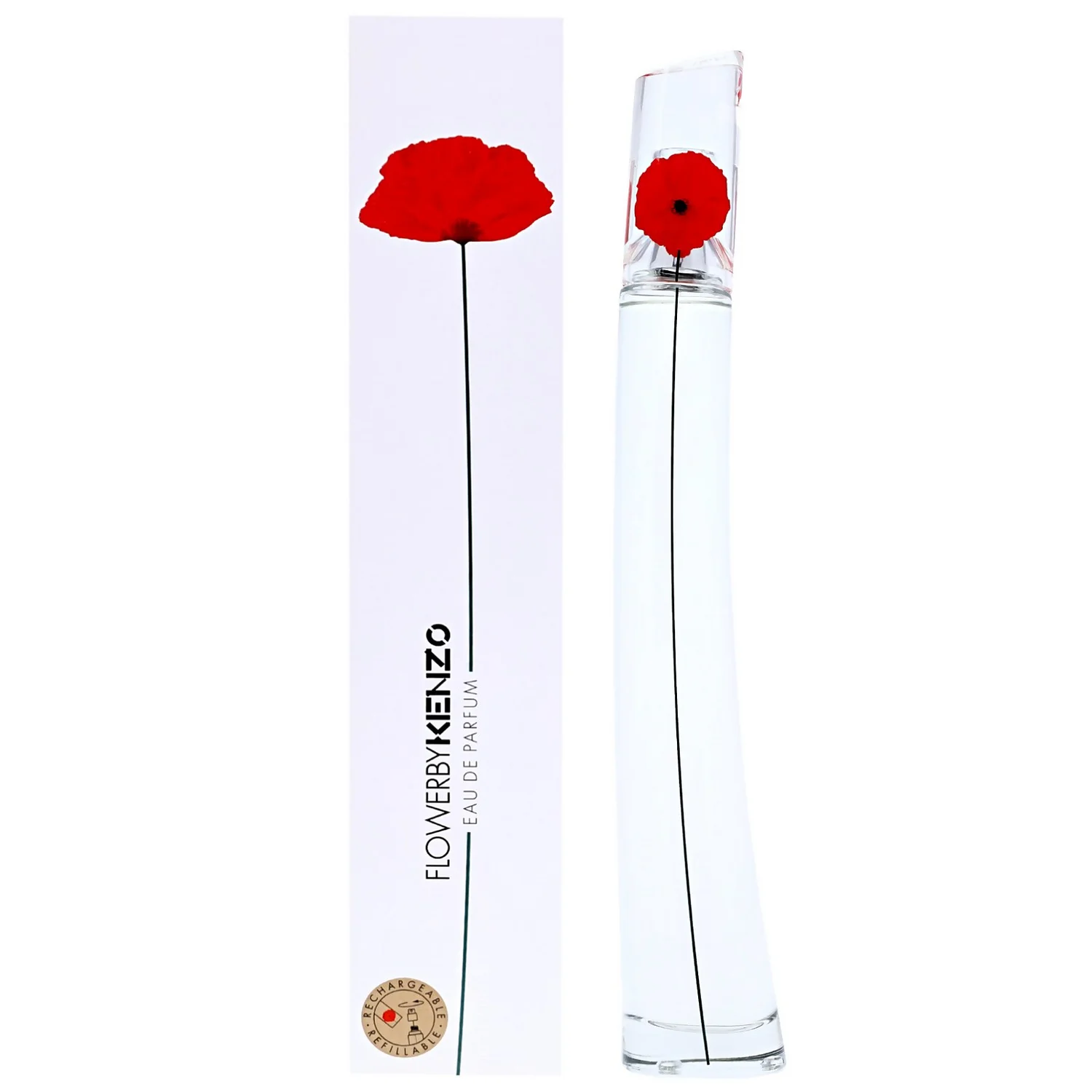 Kenzo Flower By Kenzo Eau De Parfum Refillable Spray 100ml 3 Kenzo Flower By Kenzo Eau De Parfum Refillable Spray 100ml - Image 3