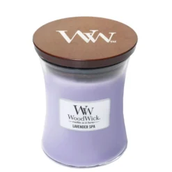 WoodWick Hourglass Candles Lavender Spa Medium Candle 275g / 9.7 Oz.