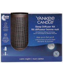 Yankee Candle Sleep Diffusers Bronze Starter Kit With Calm Night Refill