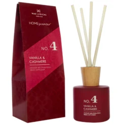 Wax Lyrical Homescenter Reed Diffuser Vanilla And Cashmere 180ml
