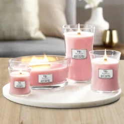 WoodWick Hourglass Candles Melon And Pink Quartz Medium Candle 275g / 9.7 Oz. -Dermalogica Sale Store 14599537 9495058516069195