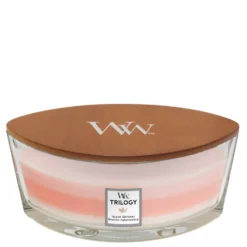 WoodWick Trilogy Candles Island Getaway Ellipse Candle 453.6g / 16 Oz.