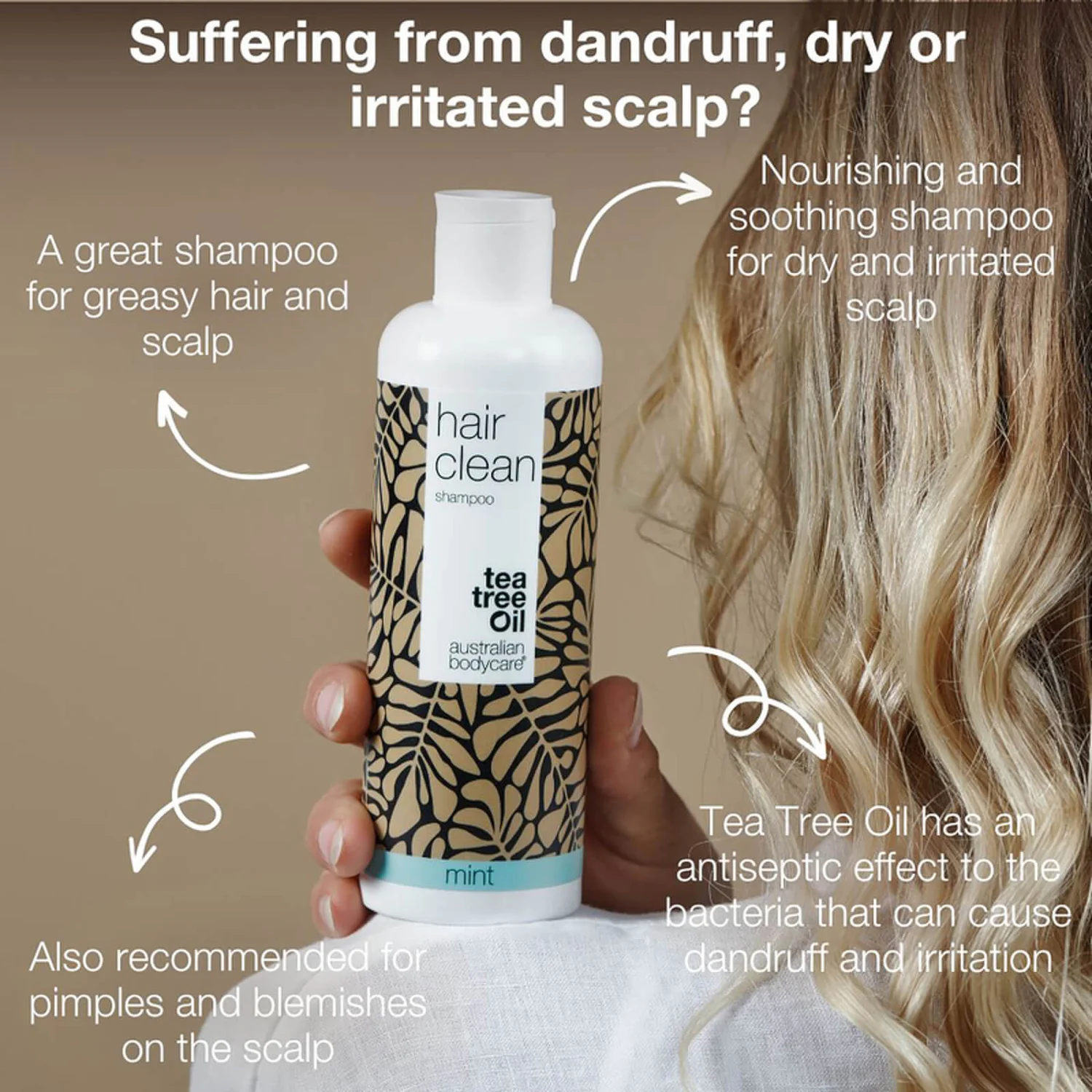 Australian Bodycare Hair Care Hair Clean Shampoo Mint 500ml 2 Australian Bodycare Hair Care Hair Clean Shampoo Mint 500ml - Image 2