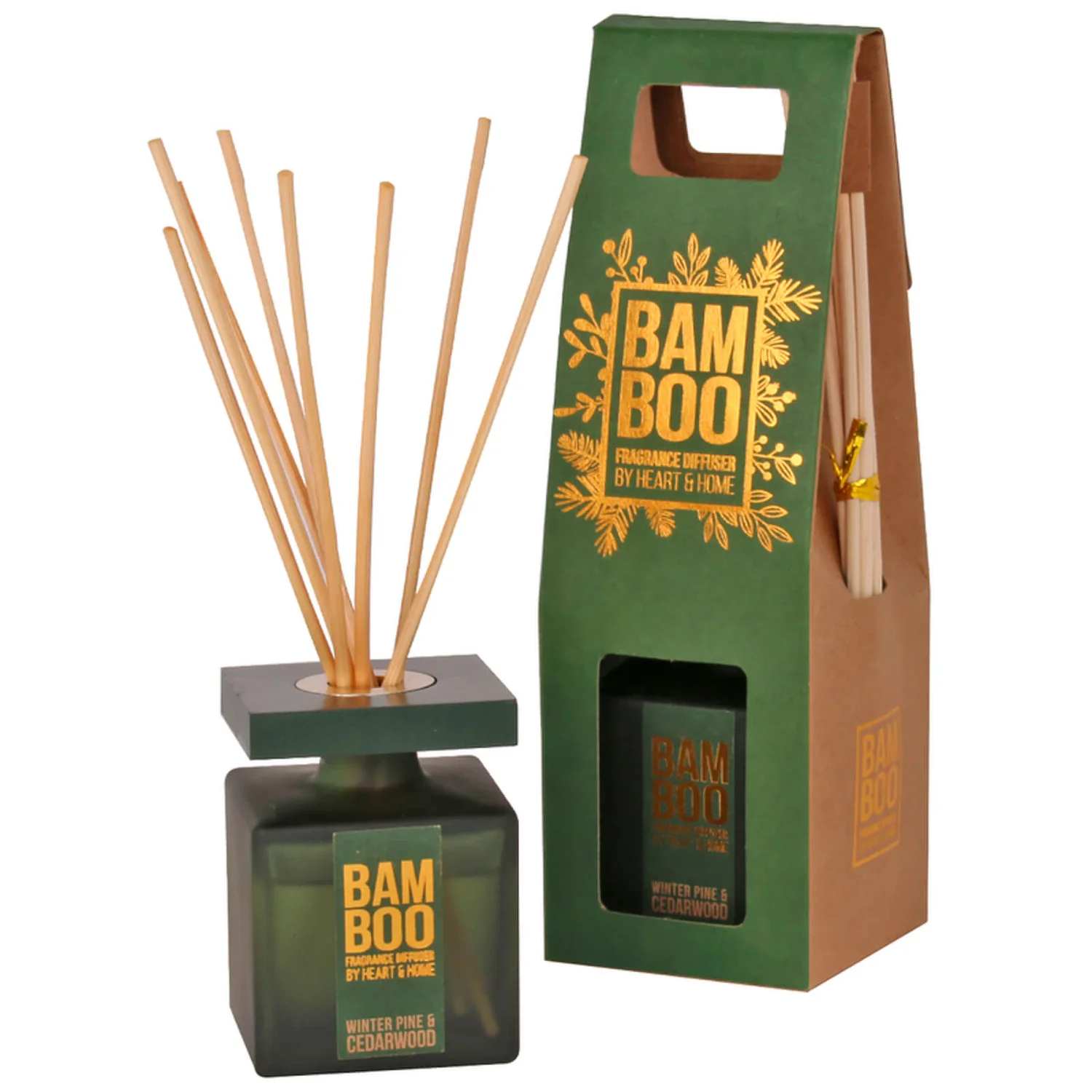 BAMBOO Reed Diffuser Winter Pine And Cedarwood 70ml 1 BAMBOO Reed Diffuser Winter Pine And Cedarwood 70ml