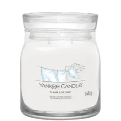 Yankee Candle Signature Jar Candle Medium Jar Clean Cotton 368g