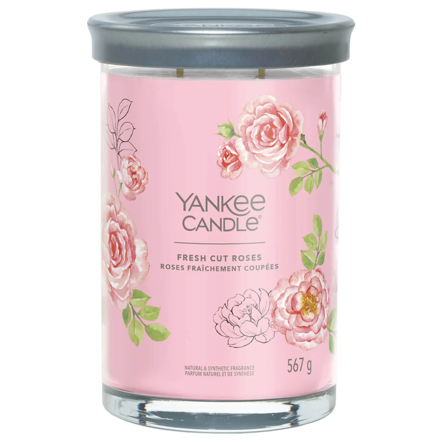 Yankee Candle Signature Jar Candle Large Tumbler Fresh Cut Roses 567g 1 Yankee Candle Signature Jar Candle Large Tumbler Fresh Cut Roses 567g
