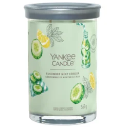 Yankee Candle Signature Jar Candle Large Tumbler Cucumber Mint Cooler 567g