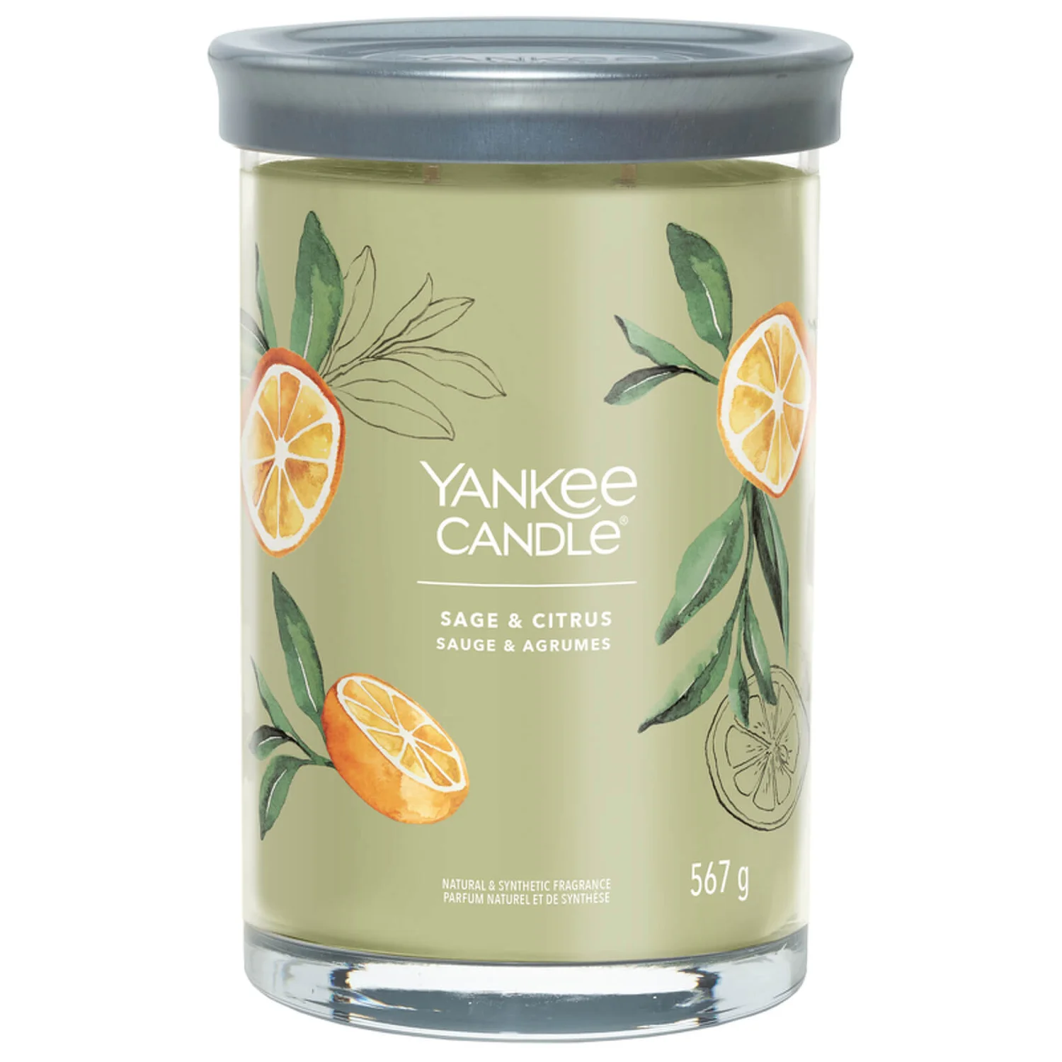 Yankee Candle Signature Jar Candle Large Tumbler Sage And Citrus 567g 1 Yankee Candle Signature Jar Candle Large Tumbler Sage And Citrus 567g