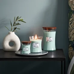 WoodWick Hourglass Candles Sagewood And Seagrass Medium Candle 275g / 9.7 Oz. -Dermalogica Sale Store 14605641 3675058469195554