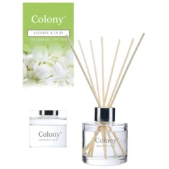 Wax Lyrical Colony Reed Diffuser Jasmine And Oud 200ml