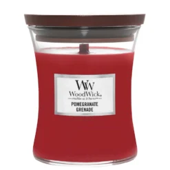 WoodWick Hourglass Candles Pomegranate Medium Candle 275g / 9.7 Oz.